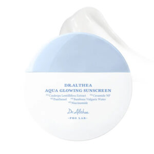 Увлажняющий солнцезащитный крем с эффектом сияния Dr. Althea Aqua Glowing Sunscreen SPF50+ PA++++  (45 мл) – Купити в Україні Ulitka Beauty