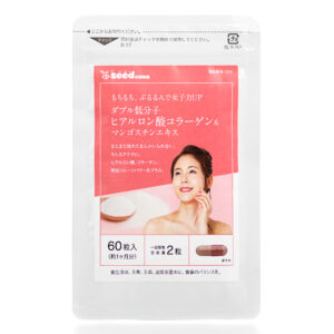 Гиалуроновая кислота и коллаген  SEEDCOMS Hyaluronic Acid & Collagen & Mangosteen Extract (60 шт - 30 дн) – Купити в Україні Ulitka Beauty