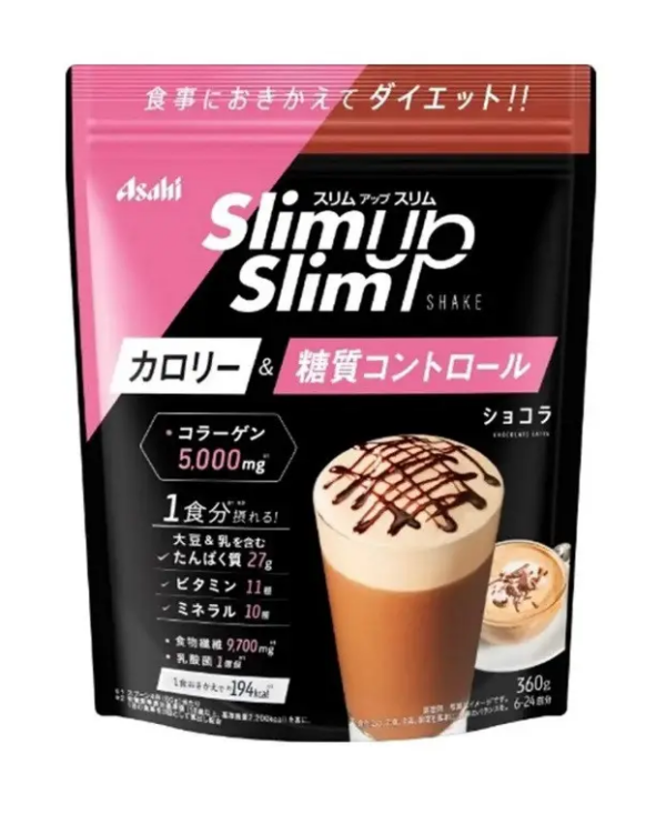 Коктейль для похудения со вкусом кофе  Asahi Slim Up (360 гр) - 1 фото галереи- 1 фото галереи
