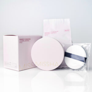 Матирующий кушон со сменным блоком Missha Magic Cover Lasting #21 (15*2 гр) – Купити в Україні Ulitka Beauty