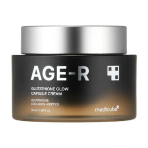 Увлажняющий гель-крем с капсулами глутатиона  Medicube AGE-R Glutathione Glow Capsule Cream (50 мл) – Купити в Україні Ulitka Beauty