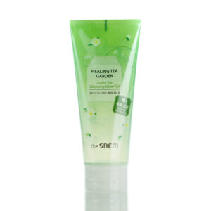 Гель-пенка для умывания с зеленым чаем The Saem Healing Tea Garden Green Tea Cleansing Water Gel (200 мл) – Купити в Україні Ulitka Beauty