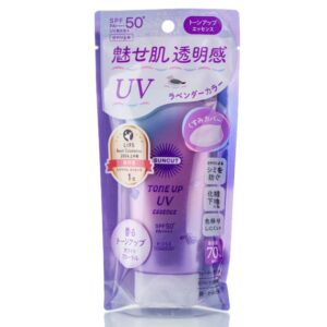 Солнцезащитная эссенция с эффектом корекции Kose Cosmeport SunCut Tone Up UV Essence SPF 50+/PA++++  (80 мл) – Купити в Україні Ulitka Beauty