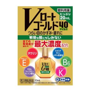 Японские капли для глаз возрастные Rohto Gold 40 (20 мл) – Купити в Україні Ulitka Beauty