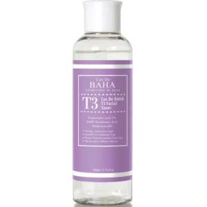 Тонер с транексамовой кислотой Cos De BAHA Tranexamic 3% LMW HA T3  (200 мл) – Купити в Україні Ulitka Beauty