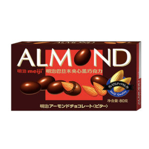 Миндаль в черном шоколаде Meiji Almond  (79 гр) – Купити в Україні Ulitka Beauty