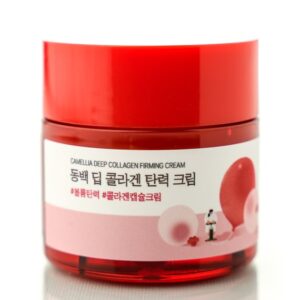 Крем с коллагеном для упругости кожи Round lab Camellia Deep Collagen Firming Cream (50 мл) – Купити в Україні Ulitka Beauty