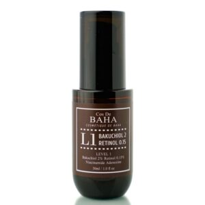 Сыворотка с бакучиолом и ретинолом Cos De Baha L1 Bakuchiol & Retinol Serum (30 мл) – Купити в Україні Ulitka Beauty