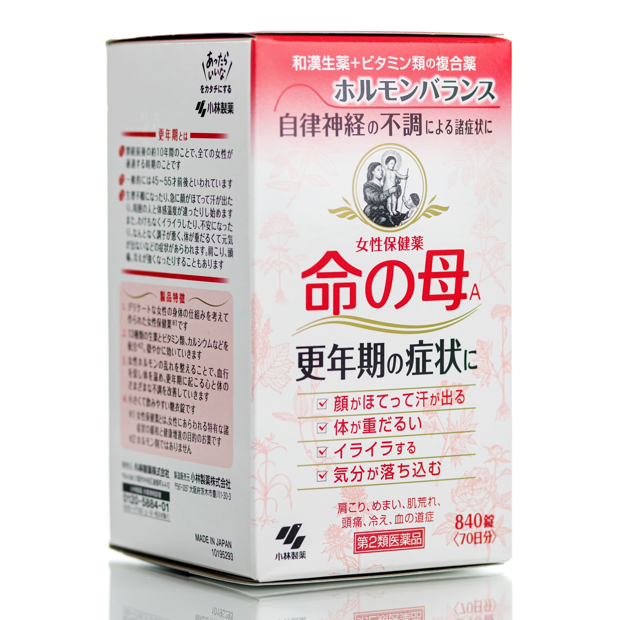 Мать жизни  - комплекс в период менопаузы KOBAYASHI INOCHI NO HAHA А (840 шт - 70 дн)