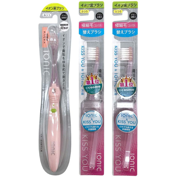 Ионная зубная щетка (+4 насадки)  IONIC KISS YOU (1 набор)