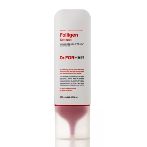 Пилинг для кожи головы с частицами из соли мертвого моря  Dr.FORHAIR Sea Salt Scaler (300 мл)