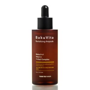 Сыворотка с бакучиолом и витаминами C и E  Thank You Farmer BakuVita Revitalizing Ampoule  (50 мл) – Купити в Україні Ulitka Beauty Сыворотка с бакучиолом и витаминами C и E  Thank You Farmer BakuVita Revitalizing Ampoule  (50 мл) – Купити в Україні Ulitka Beauty