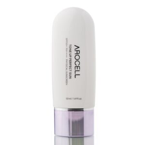 Солнцезащитный крем с эффектом осветления тона Arocell Tone Up Perfect Sun SPF 50+ PA++++ (50 мл) – Купити в Україні Ulitka Beauty