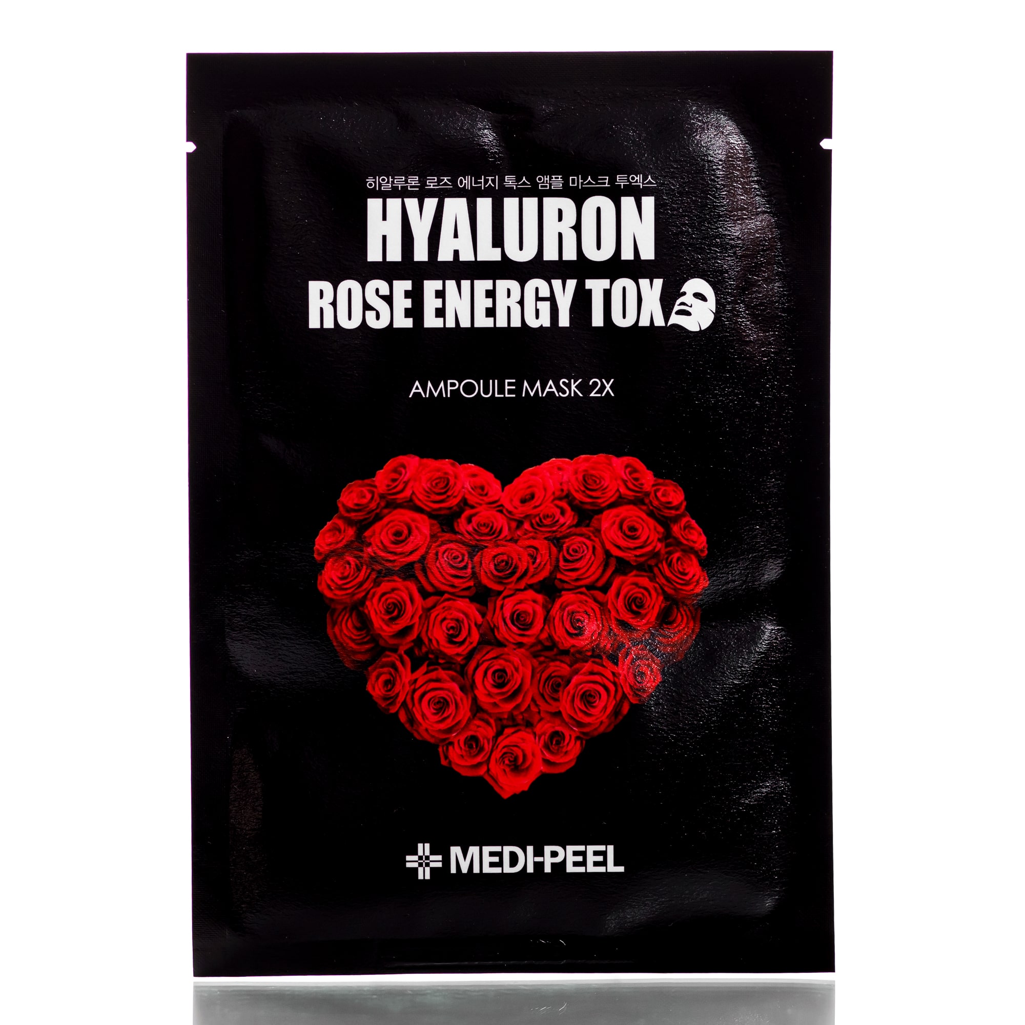 Укрепляющая маска против морщин MEDI-PEEL Hyaluron 100 Rose Energy Tox Mask (30 мл)