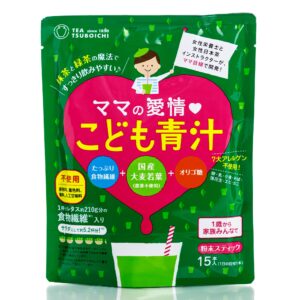 Аодзиру для детей с чаем матча TSUBOICHI Aojiru (15 шт*3 гр) – Купити в Україні Ulitka Beauty