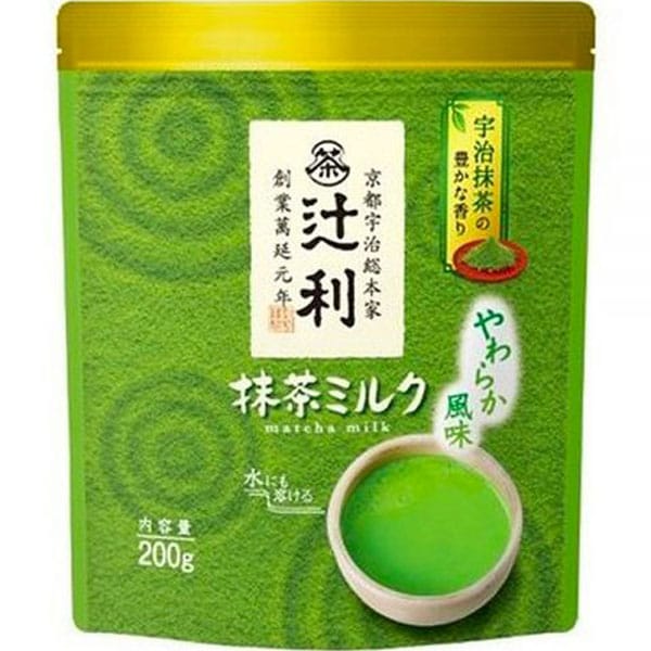 Японский чай Матча молочный мягкий вкус КАТАОКА - 1 фото галереи Tsujiri matcha milk (195 гр) - 1 фото галереи