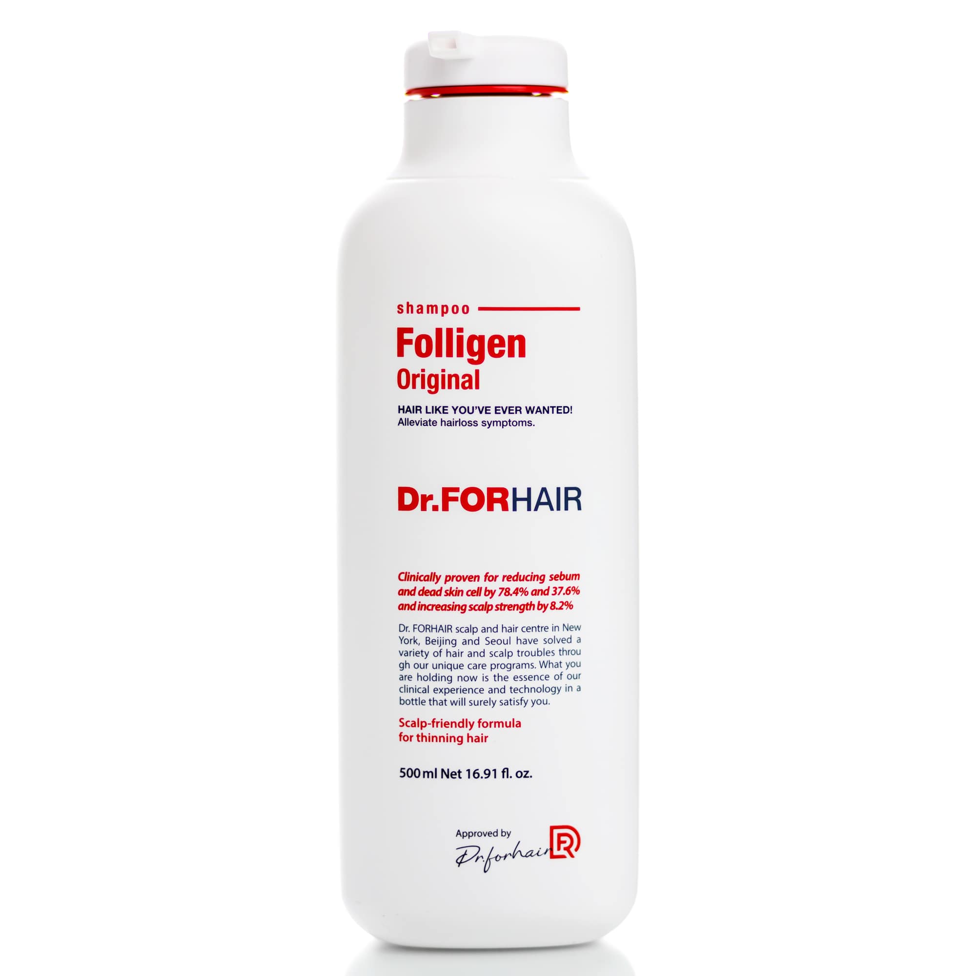 Укрепляющий шампунь против выпадения волос Dr.FORHAIR Folligen Shampoo (500 мл) Укрепляющий шампунь против выпадения волос Dr.FORHAIR Folligen Shampoo (500 мл)