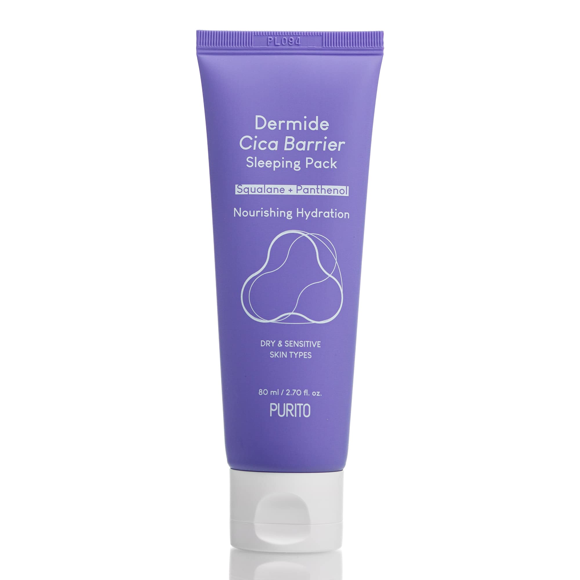 Ночная маска с экстрактом центеллы Purito Dermide Cica Barrier Sleeping Pack (80 мл)