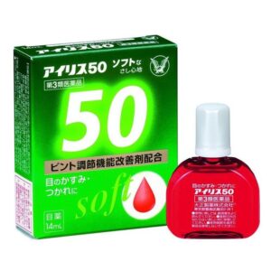 Капли для глаз от возрастных изменений  Taisho Iris 50 Soft  (14 мл) – Купити в Україні Ulitka Beauty