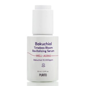 Антивозрастная сыворотка с бакучиолом Purito Bakuchiol Timeless Bloom Revitalizing Serum (30 мл) – Купити в Україні Ulitka Beauty