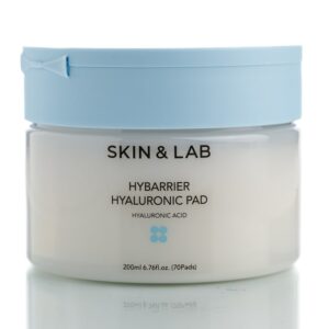 Увлажняющие пэды с гиалуроновой кислотой  Skin&Lab Hybarrier Hyaluronic Pad (70 шт) – Купити в Україні Ulitka Beauty