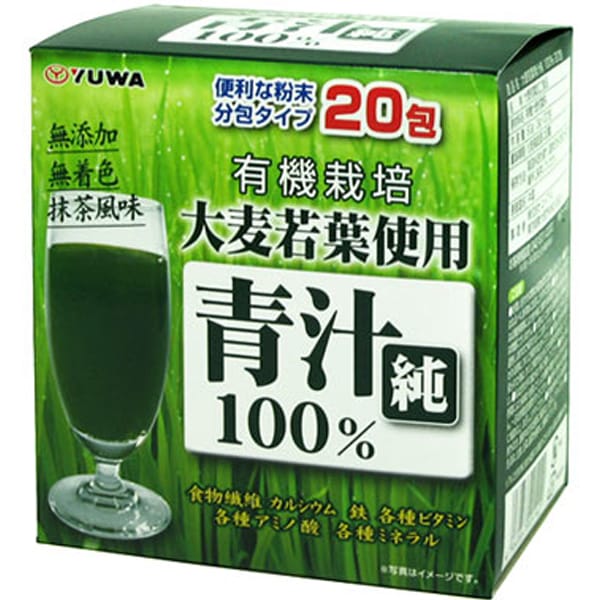 Аодзиру зеленый сок листьев молодого ячменя - 1 фото галереи YUWA Aojiru (20 шт) - 1 фото галереи
