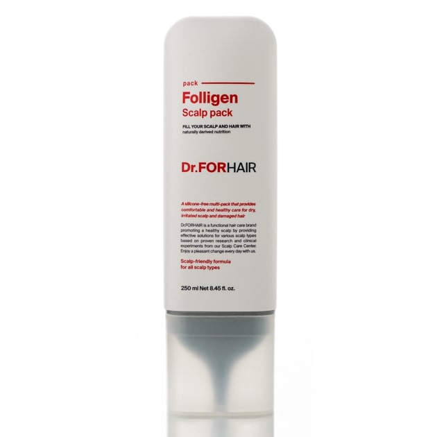 Оздоравливающая маска для кожи головы Dr.FORHAIR Folligen Scalp Pack (250 мл)