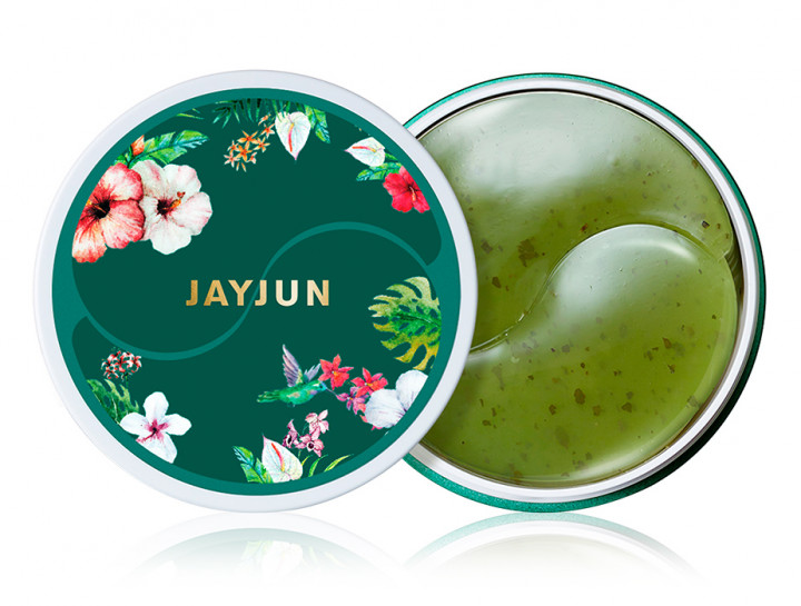 Гидрогелевые патчи с лепестками зелёного чая - 1 фото галереи Jayjun Green Tea Eye Gel Patch (60 шт) - 1 фото галереи