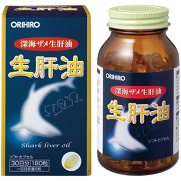 Сквален из печени акулы - 1 фото галереи ORIHIRO Squalene (180 шт - 30 дн) - 1 фото галереи