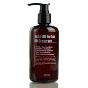 Гель для снятия макияжа с муцином улитки PURITO Snail All In One BB Cleanser (250 мл) – Купити в Україні Ulitka Beauty Гель для снятия макияжа с муцином улитки PURITO Snail All In One BB Cleanser (250 мл) – Купити в Україні Ulitka Beauty