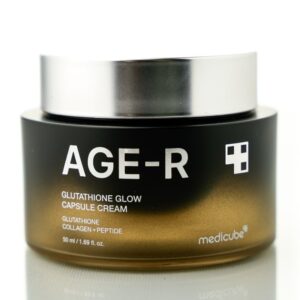Увлажняющий гель-крем с капсулами глутатиона  Medicube AGE-R Glutathione Glow Capsule Cream (50 мл) – Купити в Україні Ulitka Beauty