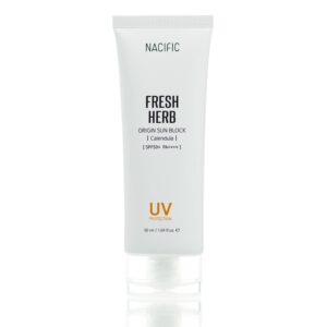 Солнцезащитный крем с экстрактом календулы Nacific Fresh Herb Origin Sun Block SPF50+ PA++++ (50 мл) – Купити в Україні Ulitka Beauty