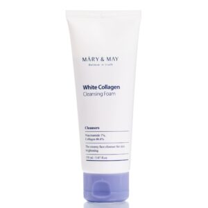 Пенка для умывания Mary&May White Collagen Cleansing Foam (150 мл) – Купити в Україні Ulitka Beauty