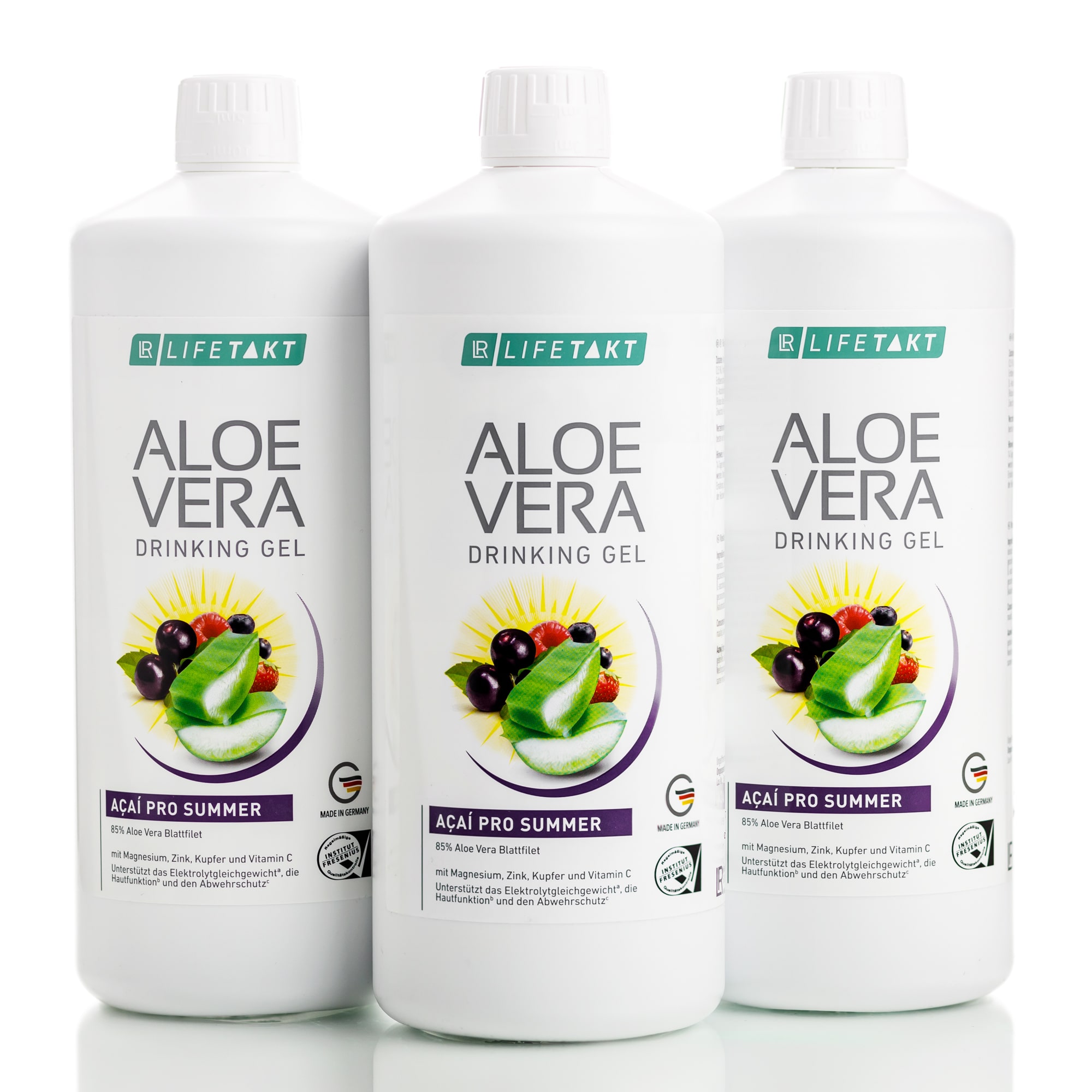 Гель Алоэ Вера с ягодой Асаи "Энерджи" Набор 3 шт. LR Aloe Vera Lifetakt (3*1000 мл)