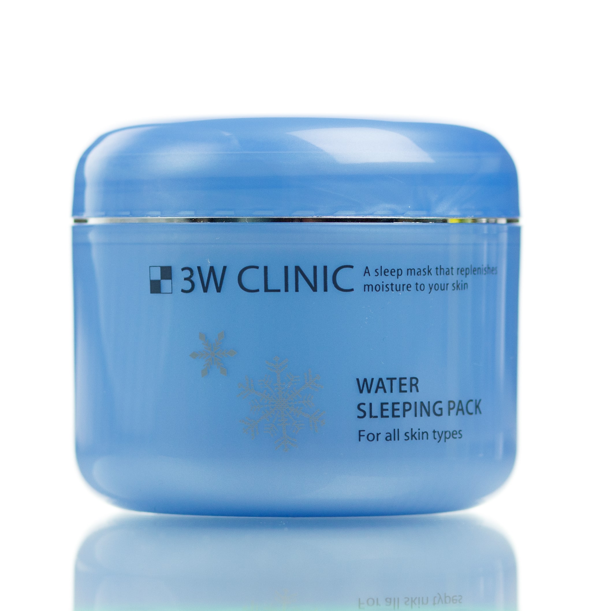 Ночная маска увлажняющая с розовой водой 3W Clinic Water Sleeping Pack (100 мл)