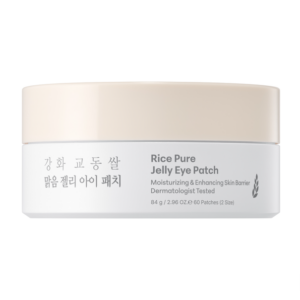 Осветляющие гидрогелевые патчи THANK YOU FARMER Rice Pure Jelly Eye Patch  (60 шт) – Купити в Україні Ulitka Beauty