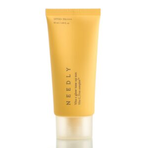 Солнцезащитный крем с эффектом осветления и сияния  Needly Vita C Glow Tone Up Sun SPF 50+ PA++++ (50 мл) – Купити в Україні Ulitka Beauty