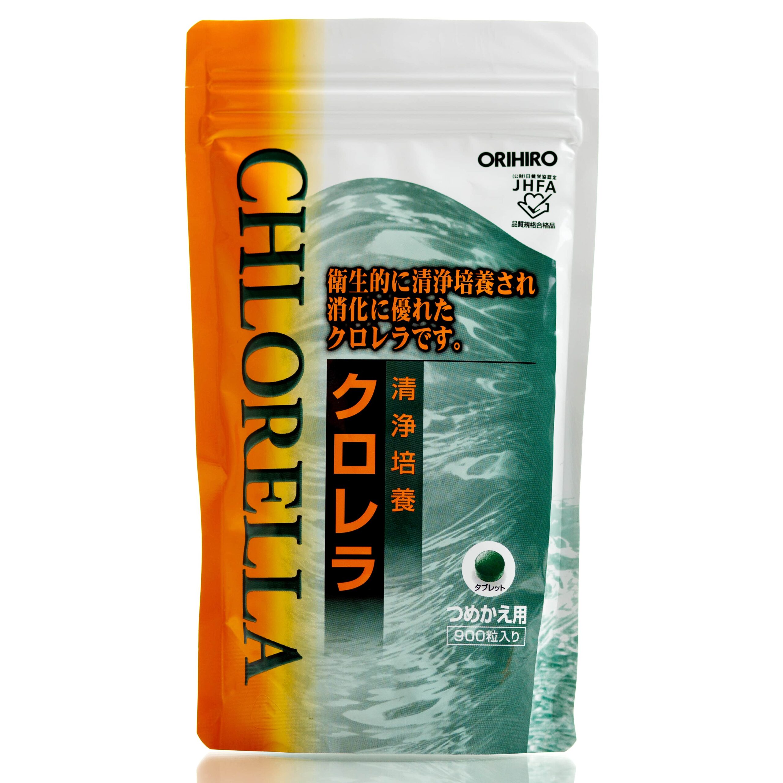 Хлорелла органическая таблетированая ORIHIRO Chlorella (900 шт - 30 дн)