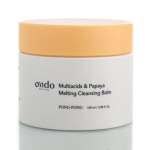 Бальзам для снятия макияжа с мультикислотами и папайей Ondo Beauty 36.5 Multi Acids & Papaya Melting Cleansing Balm (100 мл) – Купити в Україні Ulitka Beauty