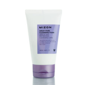 Очищающая пенка для чувствительной кожи Mizon Great Pure Cleansing Foam (120 мл) – Купити в Україні Ulitka Beauty