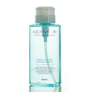 Увлажняющий минеральный тонер A'pieu Aqua Nature Bamboo Dewdrop tightening freshener (500 мл) – Купити в Україні Ulitka Beauty