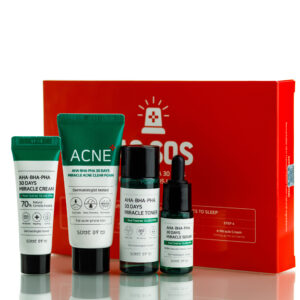 Набор кислотных средств Some by mi AHA-BHA-PHA 30 Days Miracle AC SOS Kit (1 шт) – Купити в Україні Ulitka Beauty