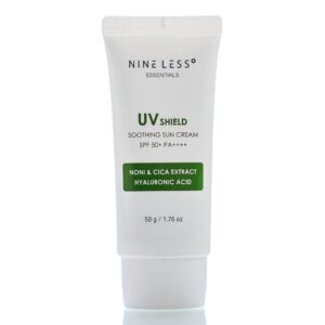 Веганский солнцезащитный крем NINE LESS Essentials UV Shield Soothing Sun Cream SPF 50+ PA++++ (50 мл) – Купити в Україні Ulitka Beauty