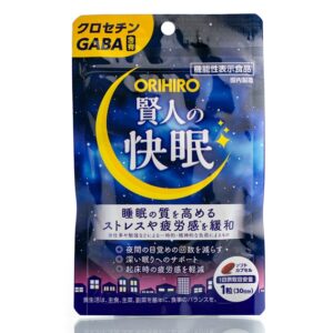 Комплекс для крепкого сна с GABA ORIHIRO Wise Man's Sleep (30 шт - 30 дн) – Купити в Україні Ulitka Beauty