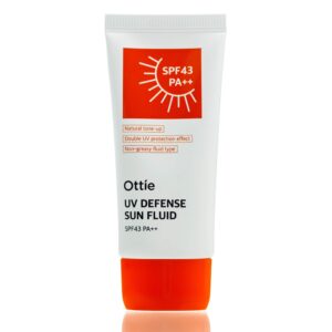Водостойкий солнцезащитный флюид Ottie UV Defense Sun Fluid SPF43/PA++ (50 мл) – Купити в Україні Ulitka Beauty Водостойкий солнцезащитный флюид Ottie UV Defense Sun Fluid SPF43/PA++ (50 мл) – Купити в Україні Ulitka Beauty