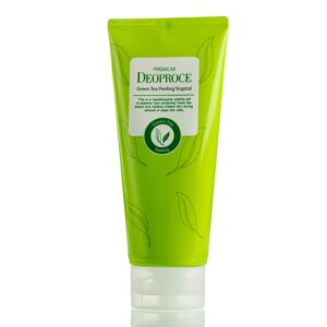 Пилинг-скатка с экстрактом зелёного чая Deoproce Green Tea Peeling Vegetal (170 мл) – Купити в Україні Ulitka Beauty