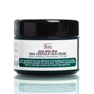Восстанавливающий крем с кислотами и центеллой Thinkco AHA BHA PHA Heal Centella Cica Cream (50 мл) – Купити в Україні Ulitka Beauty