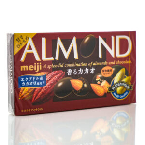 Миндаль в черном шоколаде Meiji Almond  (79 гр) – Купити в Україні Ulitka Beauty