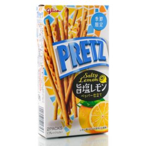 Японские бисквитные палочки со вкусом соленого лимона Glico Pretz Salty Lemon (20 шт) – Купити в Україні Ulitka Beauty