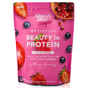 Протеиновый напиток с коллагеном Асаи  Asahi  Slim Up Slim Shape Protein Acai Berry  (300 гр) – Купити в Україні Ulitka Beauty